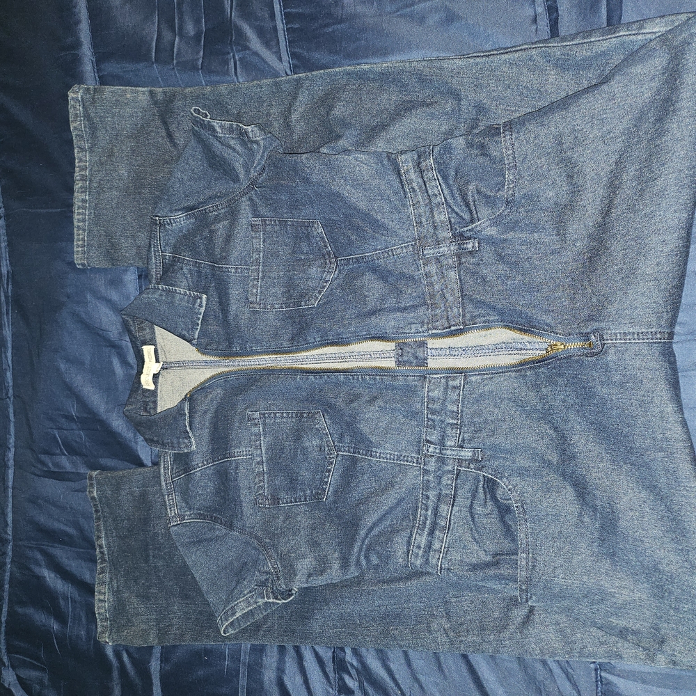 Women's Blue Denim Jumpsuit